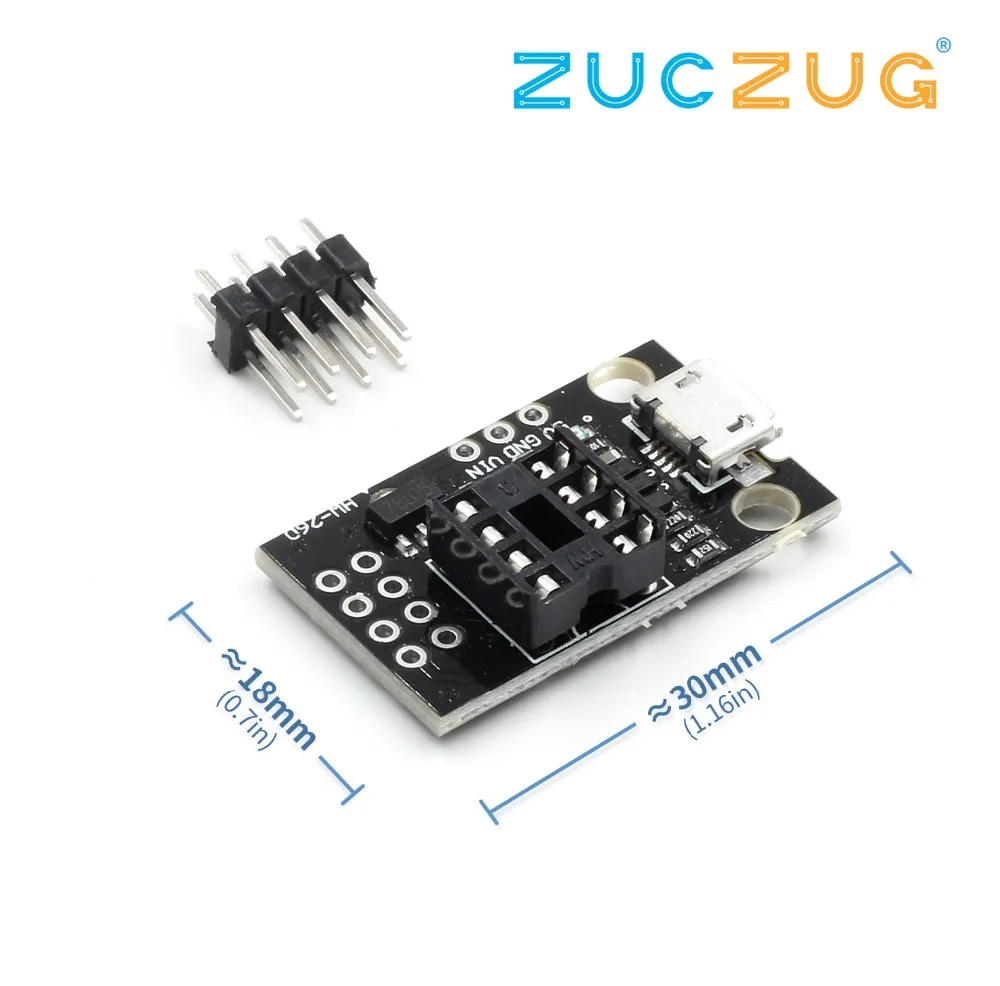 ATtiny13A/ATtiny25 /ATtiny45/ATtiny85 подключаемые к программированию электронные наборы |
