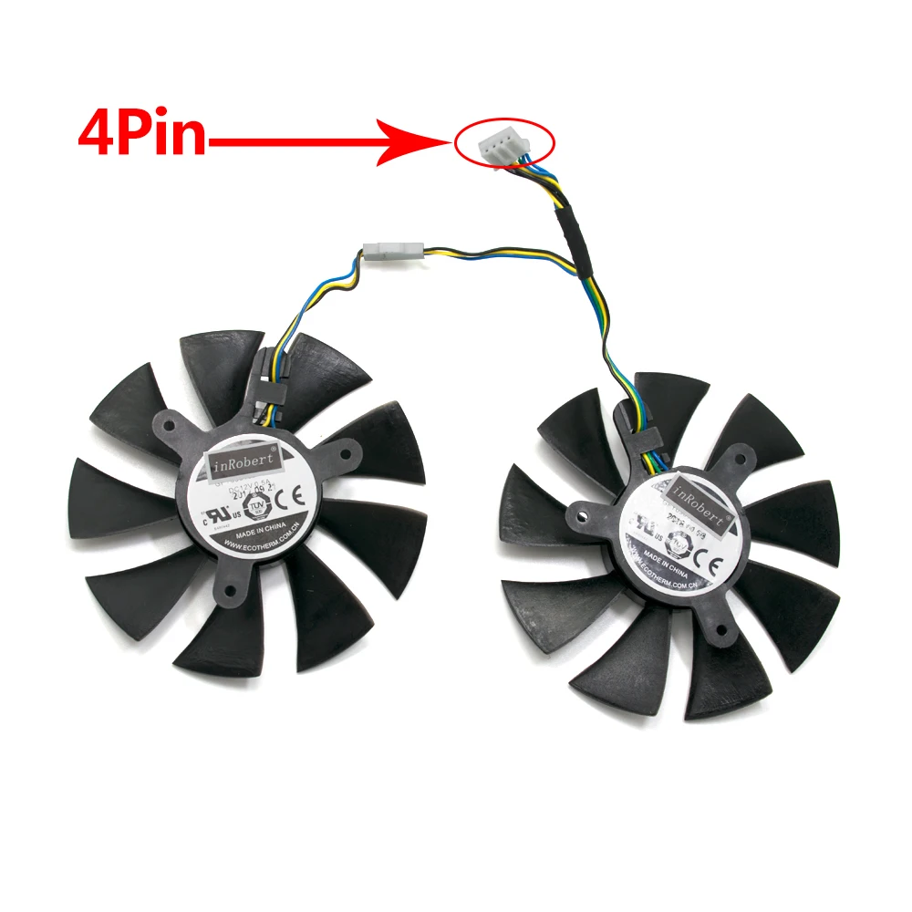 Кулер для Zotac GTX1070 4pin 42 мм 85 GFY09010E12SPA 8 ГБ GTX 1060 3 ГБ|Кулеры и системы охлаждения