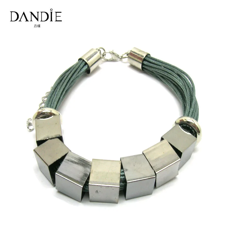 Модные браслеты Dandie с металлическим квадратом Новое поступление браслетов для