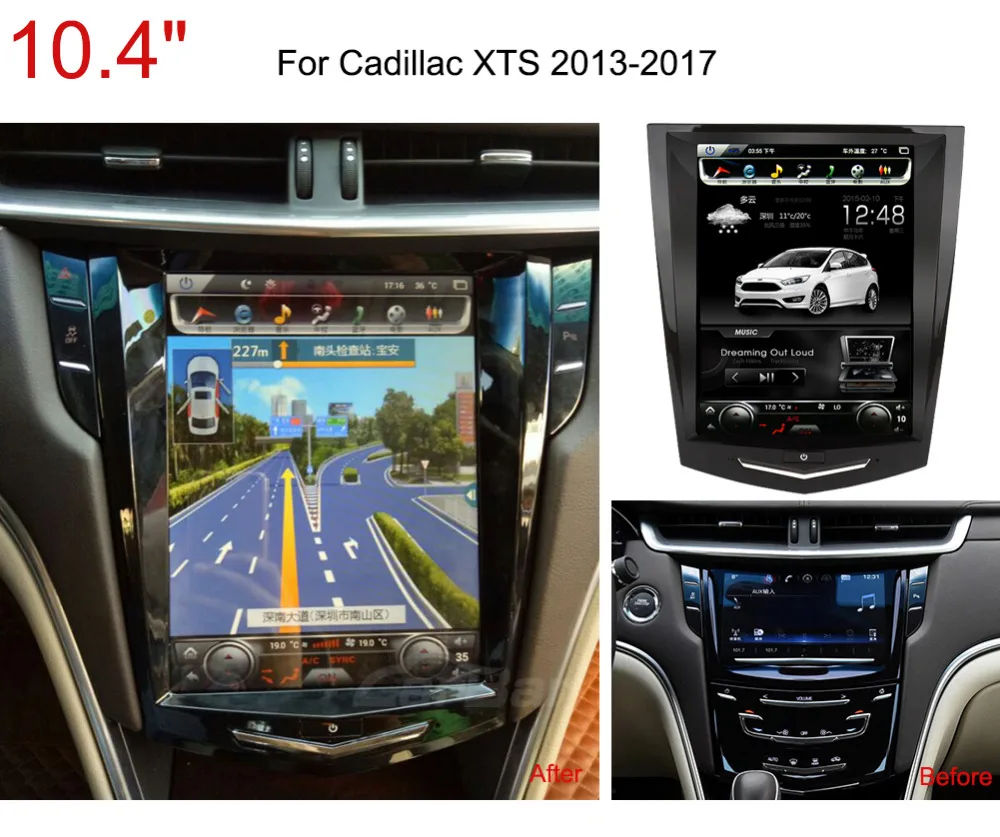 10," вертикальный огромный экран 1024*768 Android автомобильный DVD gps навигатор радио плеер для Cadillac SRX ATS ATS-L XTS CTS 2013