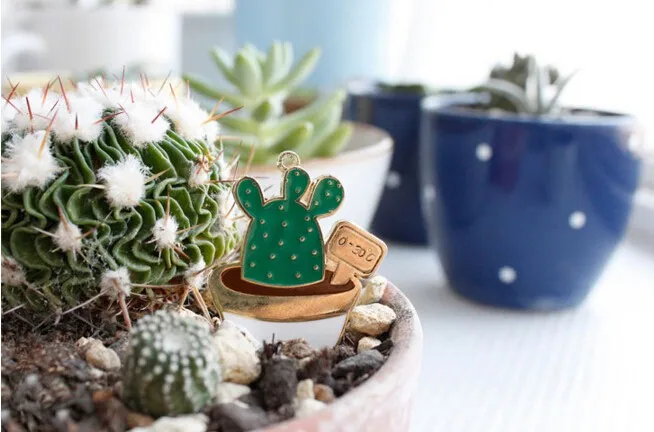 Timlee X172 милые Succulent горшечные брелки из сплава алоэ вера, модные ювелирные изделия оптом