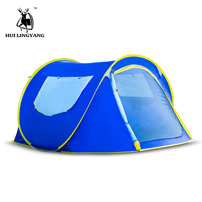 Большой Пляжный тент для 2 3 человек автоматическая скорость открывающаяся легко