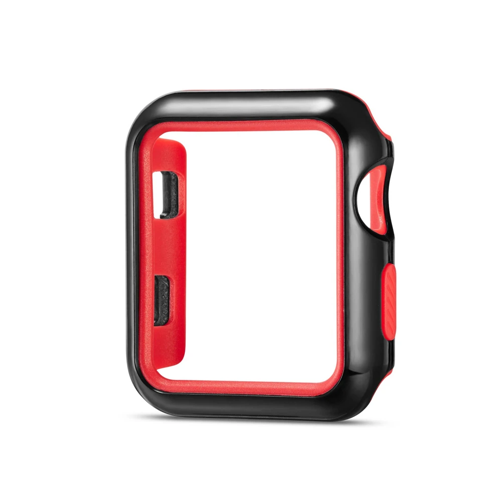 FOLOME Soft Silicone Bumper Case Compatible for Apple Watch Protective Cover Series 3 2 1 | Наручные часы