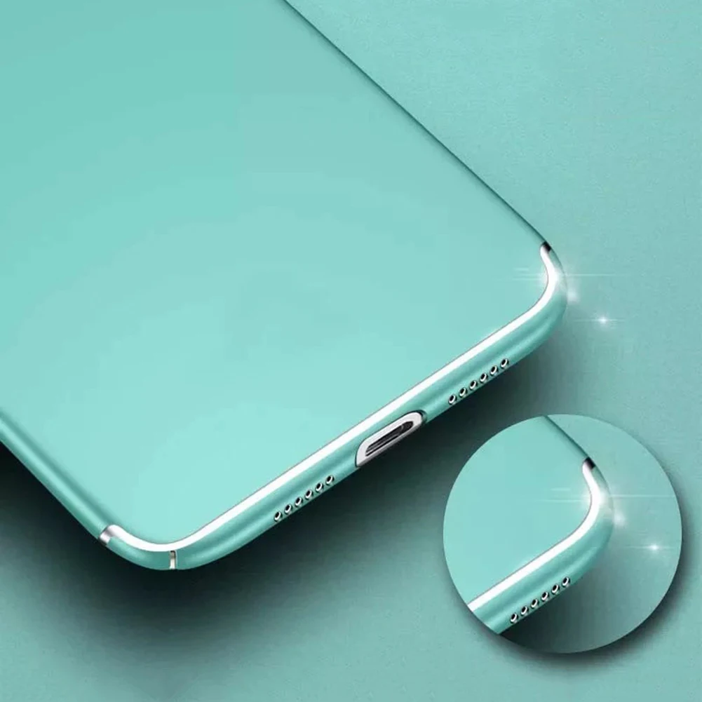 Для iphone x Чехол Жесткий PC матовый чехол для телефона s для iphone xs Max чехол прозрачная однотонная цветная крышка оболочка для iphone xr чехол