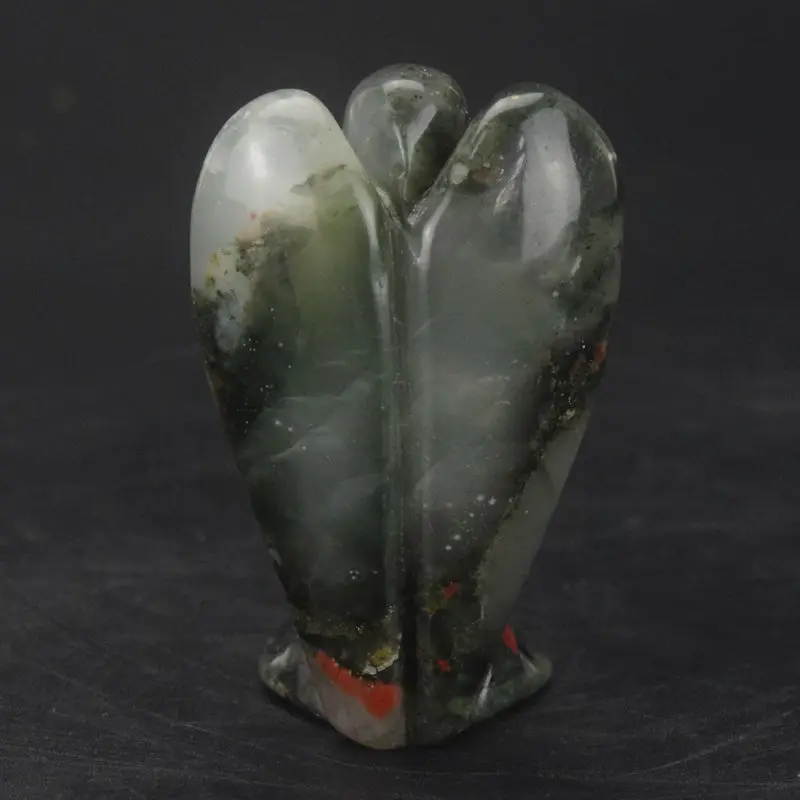 Хрустальные Фигурки в виде ангела 2-дюймовый кровавый камень статуэтка