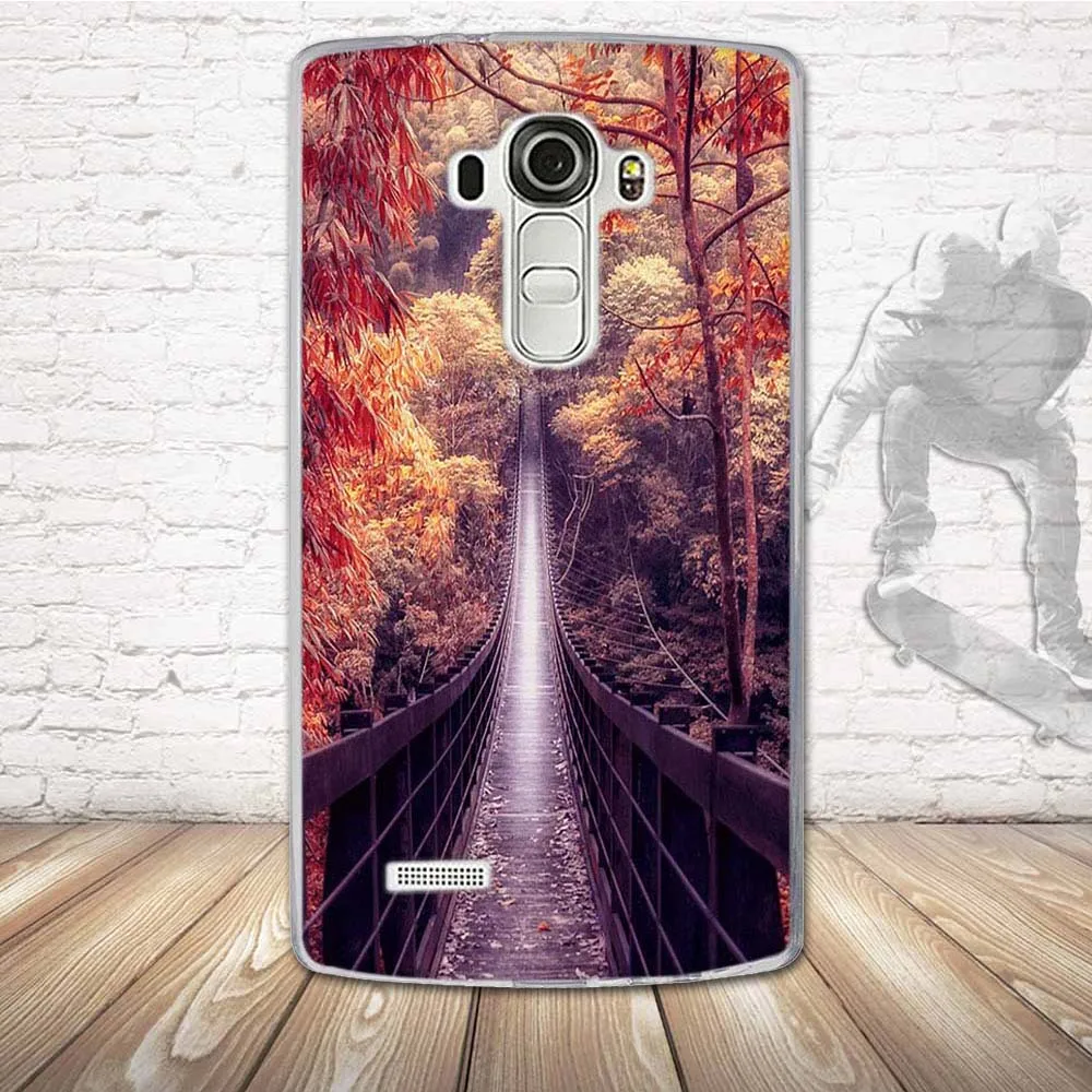 Чехол для LG G4 силиконовый мягкий ТПУ чехол с рисунком телефона защитный G 4 H815 H818