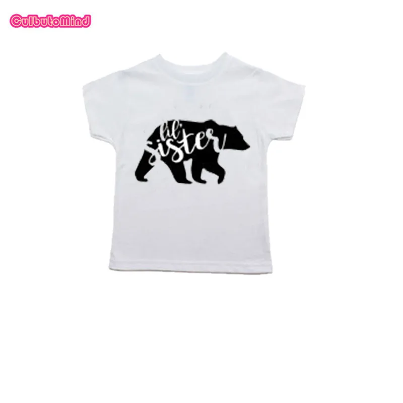 elephant2tshirt Белая детская футболка для мальчиков и девочек короткий рукав лето две детские Футболки для малышей брат и сестра хлопок футболки детские короткие - Цвет: elephant2tshirt