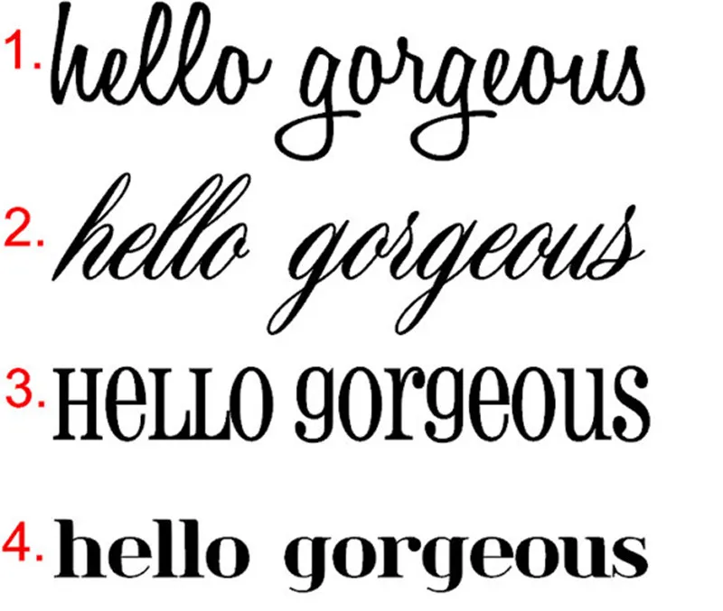 Привет великолепный Зеркальная Наклейка для стены на стену цитата наклейки