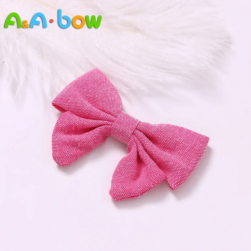 Horquillas con lazo para ni&ntilde;a, horquillas hechas a mano de 9 colores, 1 unidad/colores, accesorios para el cabello para beb&eacute;, horquillas con lazo-2