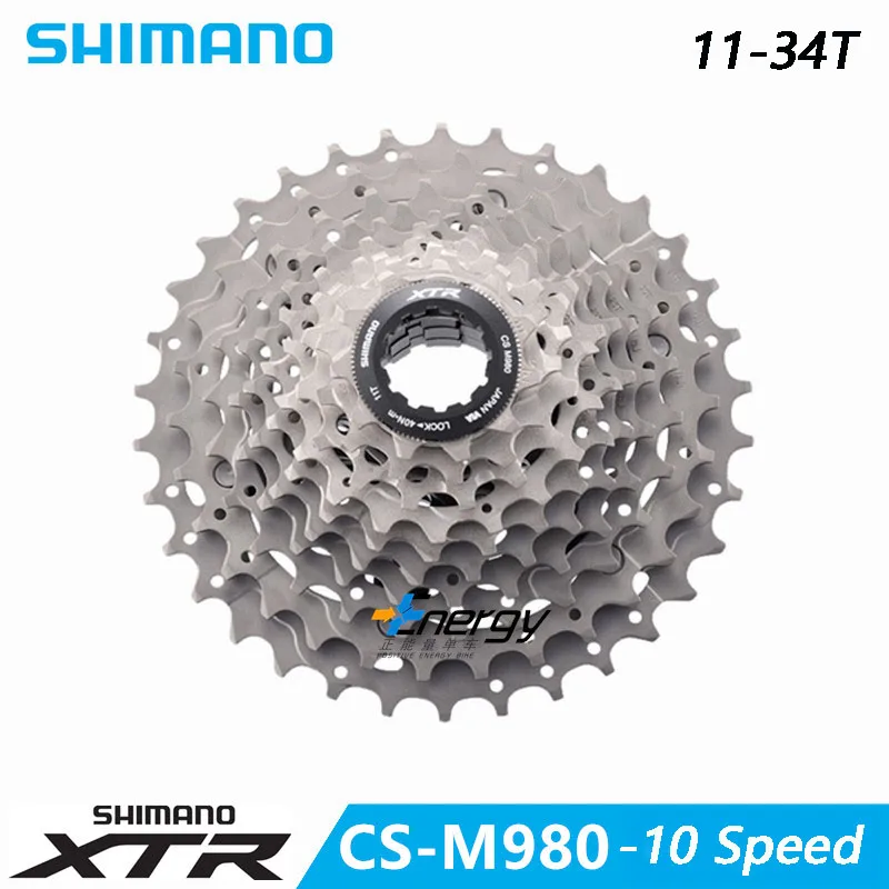 SHIMANO XTR DEORE XT M771/981 MTB горный велосипед 10S кассета 11-34T цепные колеса велосипеда Запчасти 10/30 маховик