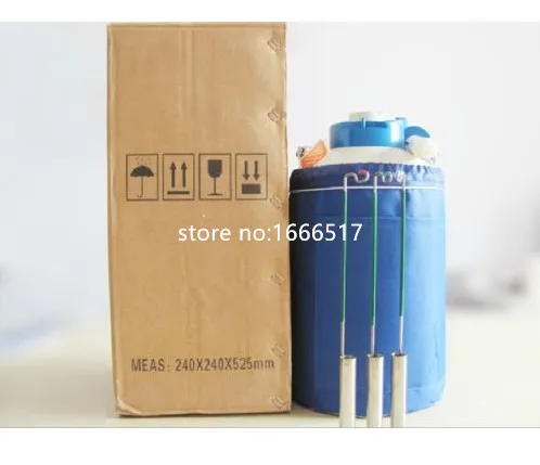 3 л контейнер для хранения жидкого азота LN2 статический криогенный с ремнями