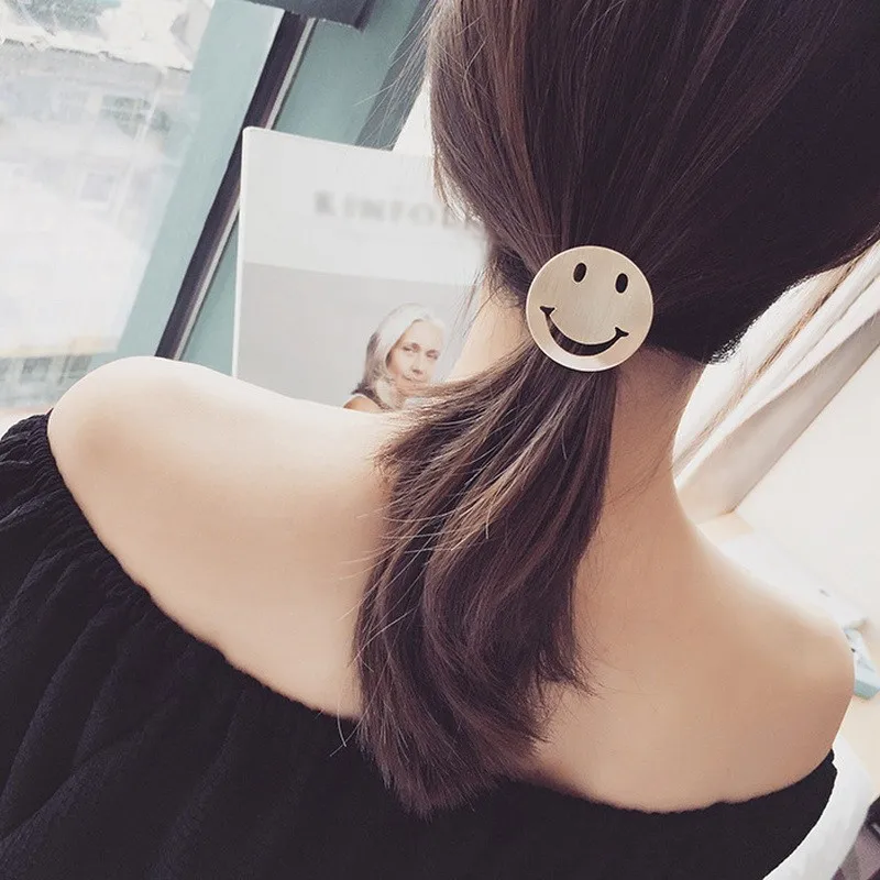 Резинка для волос конский хвост 1 шт. металлическая резинка аксессуары женщин |