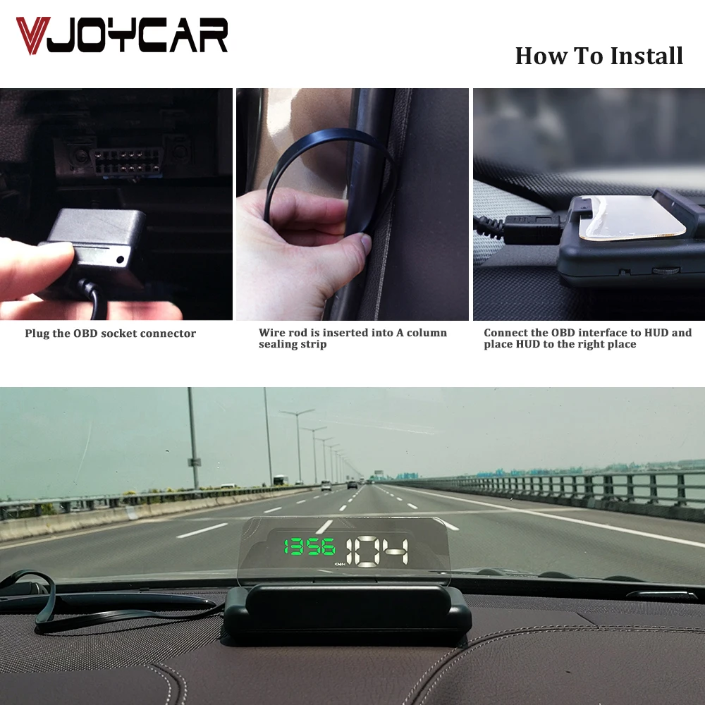Hud OBD 2 головы вверх дисплей цифровой автомобильный проектор скорости скорость метр расход топлива RPM неисправный код диагностический инструмент