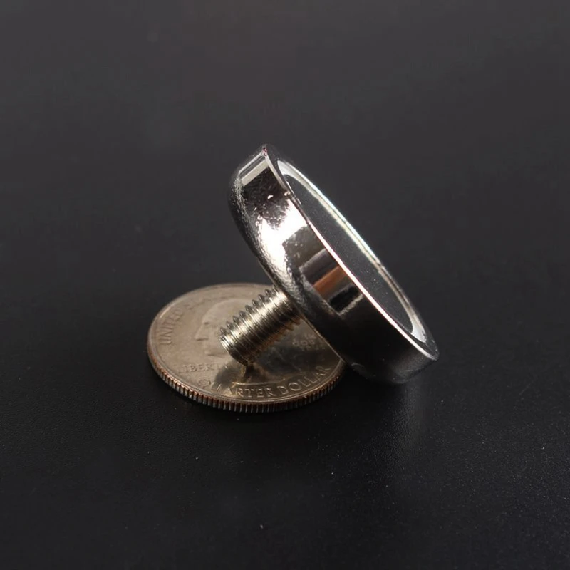 Постоянный неодимовый магнит со стандартной резьбой вытягивающая сила