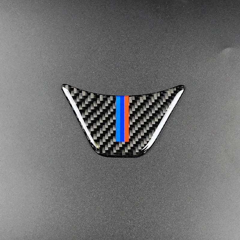 Автомобильная наклейка на руль из углеродного волокна с эмблемой M s для BMW X1 2016 F48 1