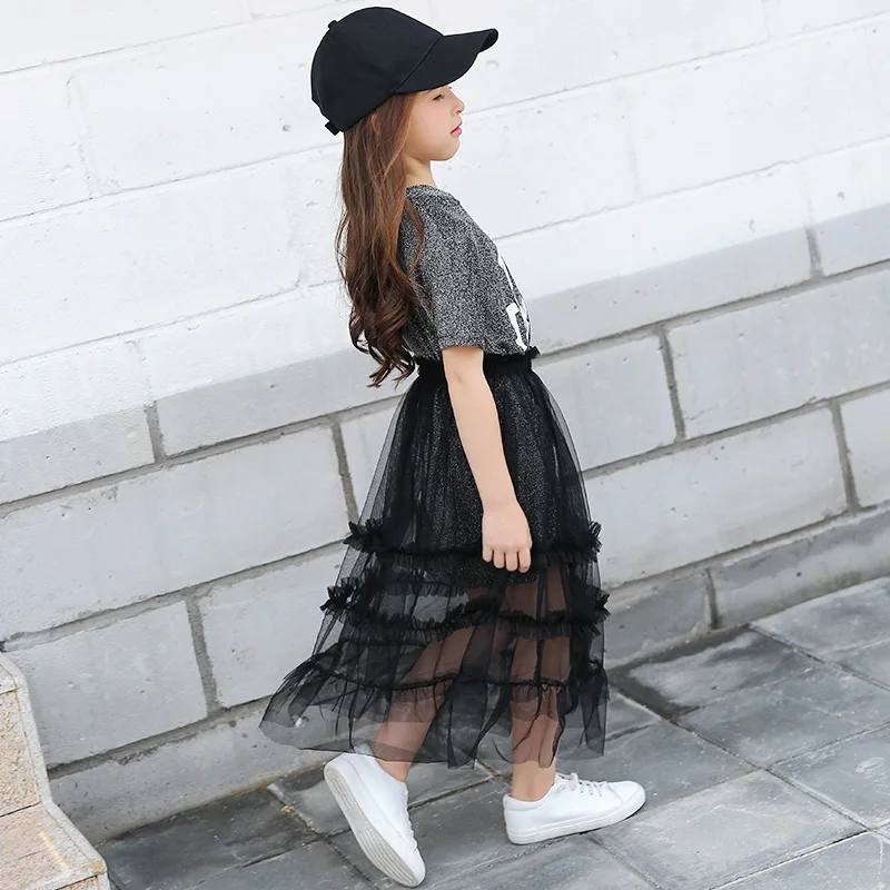 Одежда для макияжа девочек подростков комплект из 2 предметов длинная Блестящая