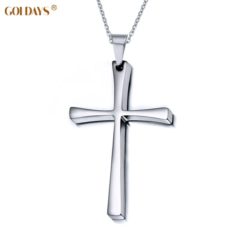 Goldays крест Ожерелья для мужчин и Подвески Для Нержавеющая сталь мужской молитва