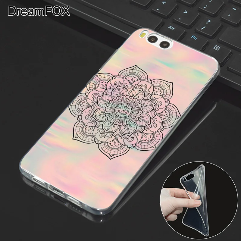 DREAMFOX M538 Мандала Цветы Мягкий ТПУ силиконовый чехол для Xiaomi Mi Note 2 3 4 5 6 8 SE M5 4C 4S 5C 5S 5X