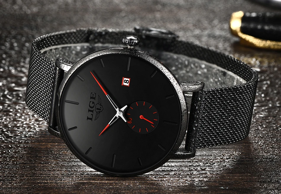LIGE Top Brand Women Watch Fashion Simplicity Classic Casual Quartz Wtaches Women's Sports Waterproof Watches Relogio Feminino