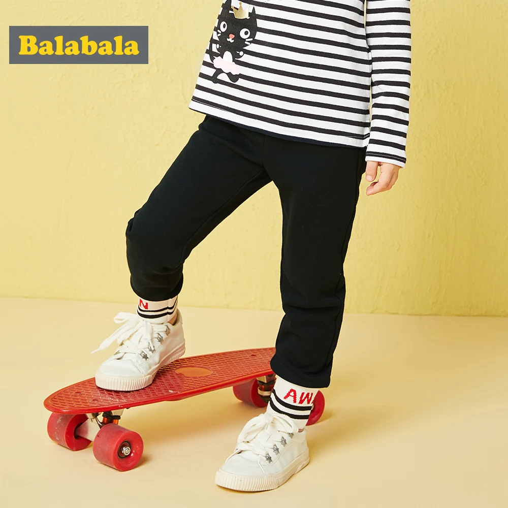 Balabala/штаны для девочек enfant узкие брюки штаны с эластичной резинкой на талии со
