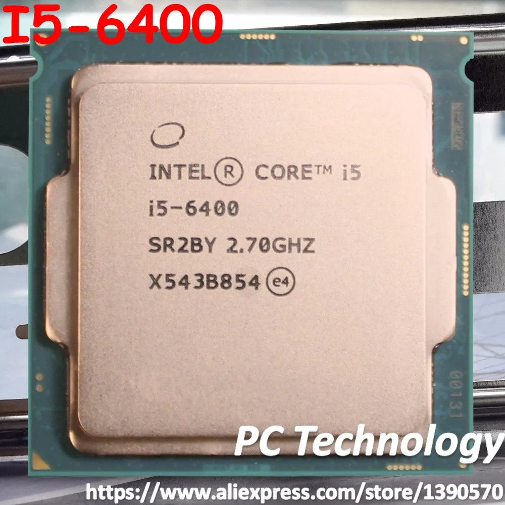 

Оригинальный процессор Intel Core 6400 I5, четырехъядерный процессор 2,7 ГГц, Кэш-память 6 Мб, процессор LGA1151, бесплатная доставка