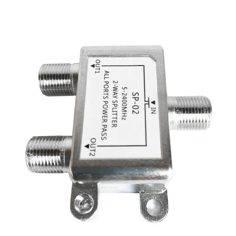 5-2400MHz 2 Way HD цифровой коаксиальный кабель сплиттер Би-направления спутникового ТВ