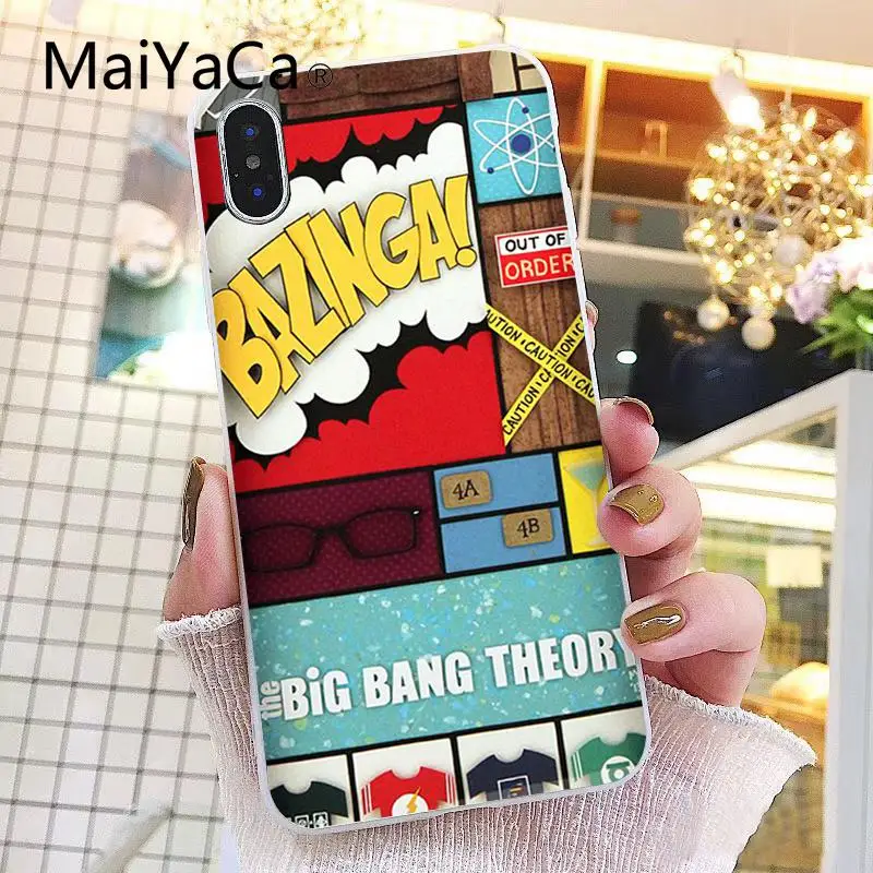 Maiyaca The Big Bang Theory Coque Shell чехол для телефона iPhone 8 7 6 6S Plus X XS MAX 5 5S SE XR 10 Fundas Capa