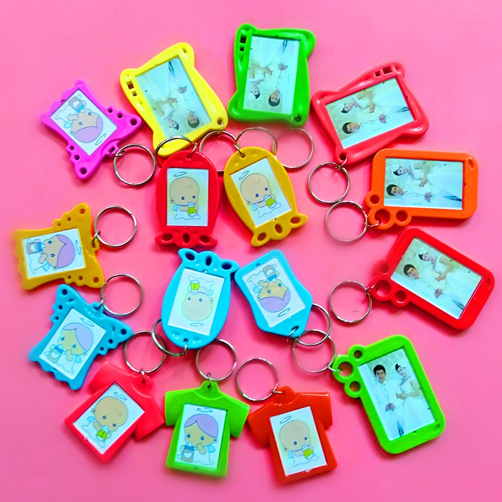 Пустые Акриловые Брелоки для ключей 10 шт. брелоки в форме