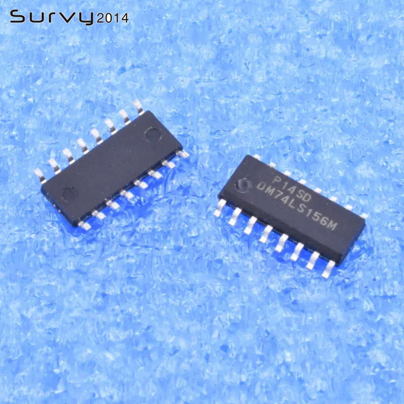 5/10 шт DM74LS156M SOP 16 2 линия к 4 линии декодеры/Demultiplexers IC US|Интегральные схемы| |