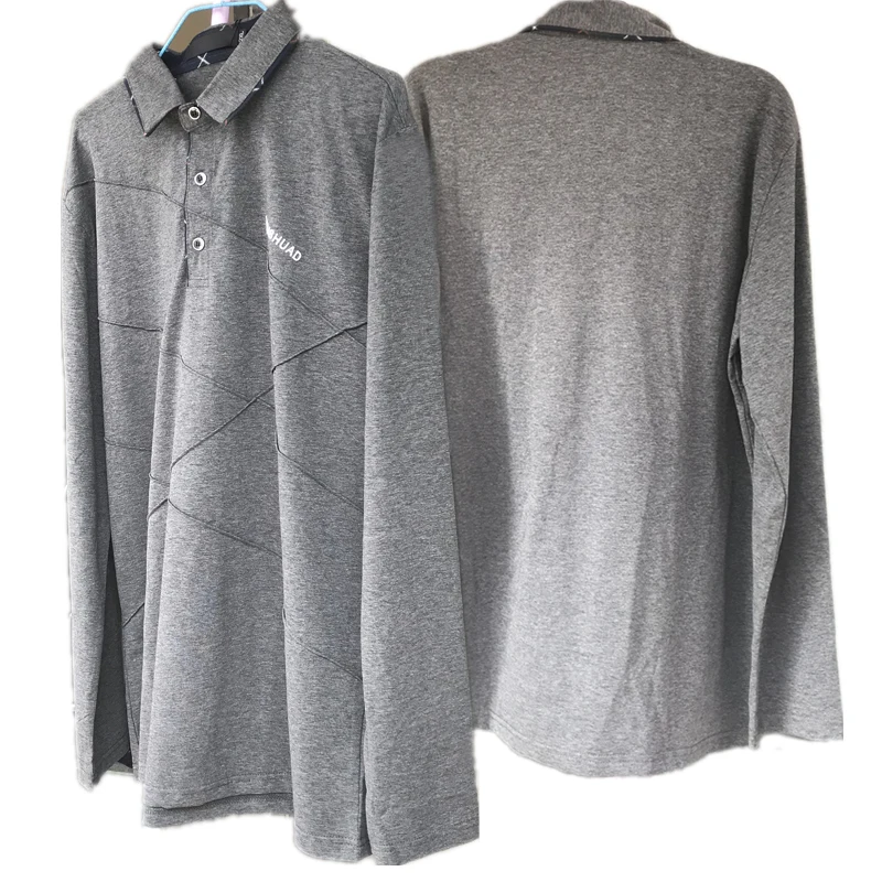 Мужская рубашка поло EVES мужская модная с воротником длинным рукавом