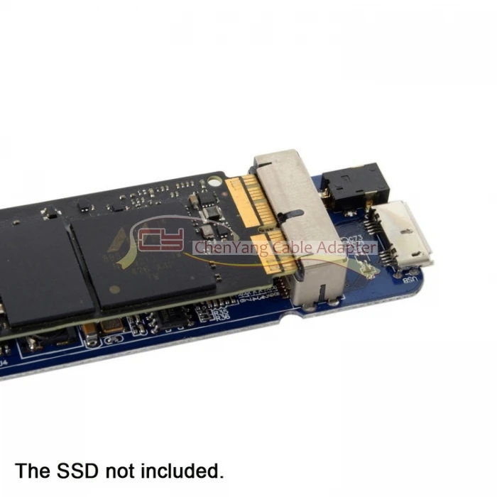 CY Mac book Air Pro 2013 2014 2015 2016 SSD портативный чехол USB 3 0 до 16 + 12 контактов Корпус для