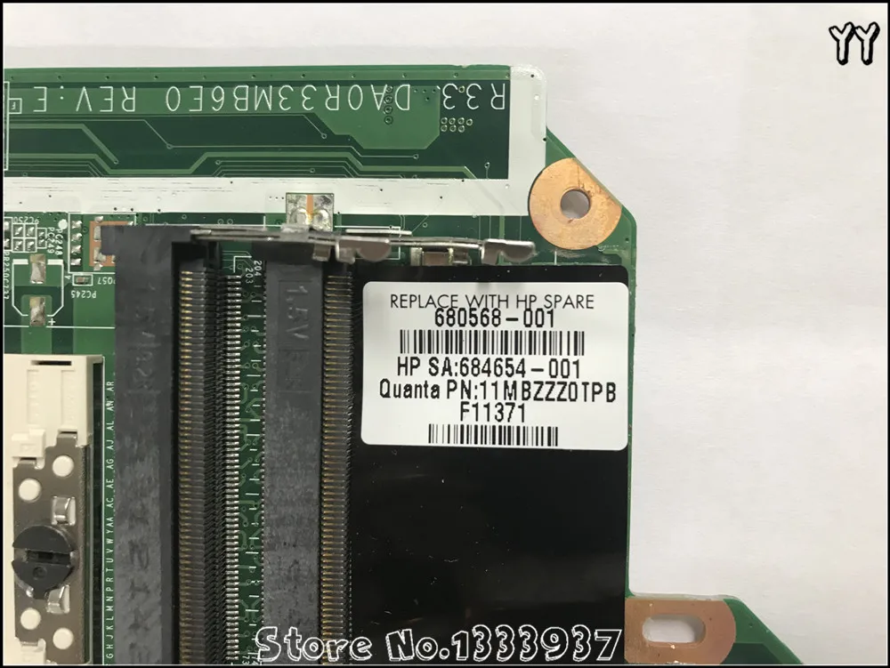 Материнская плата 680568-001 684654-001 аккумулятор большой емкости DA0R33MB6E0 для струйного