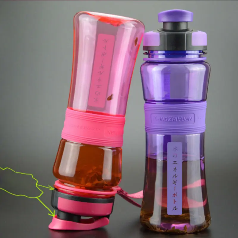 550 мл пластиковый шейкер бутылки портативная Спортивная бутылка для воды с
