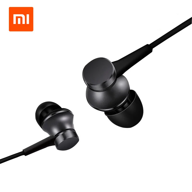 Оригинальные наушники-вкладыши Xiaomi Fresh Edition Молодежная красочная версия 3,5 мм НЧ наушники, гарнитура с микрофоном Play Pause control