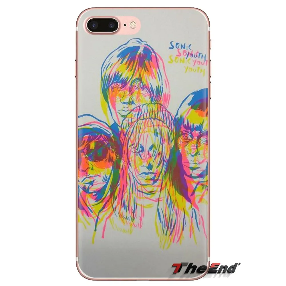 Для iPod Touch Apple iPhone 4 4S 5 5S SE 5C 6 6S 7 8 X XR XS Plus MAX Sonic Youth Flaming Lips OMG Rock прозрачный чехол из
