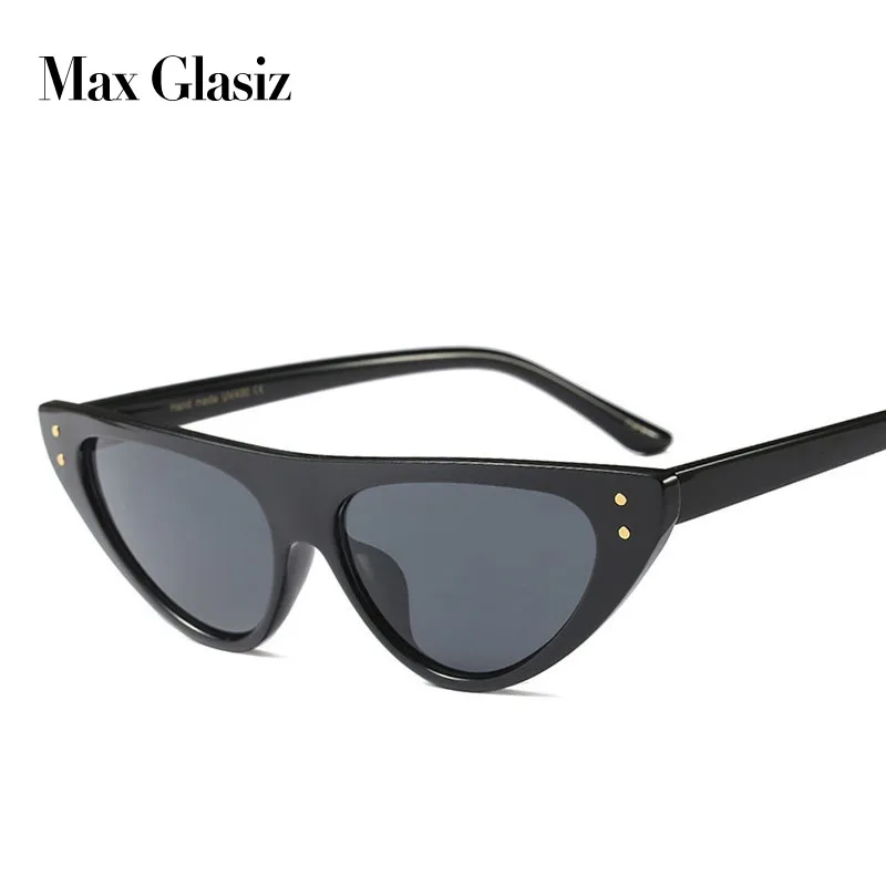 2018 кошачий глаз солнцезащитные очки женские унисекс плоские топ модные мужские