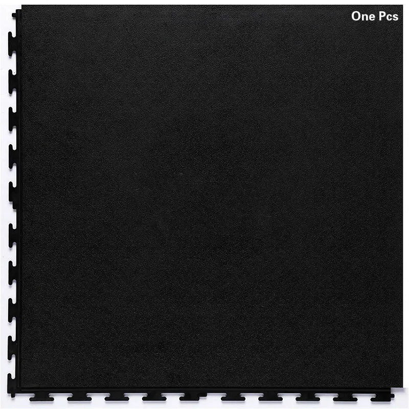 Black Sample Цельная плитка для гаража, коврик, пластиковая блокировка, пол для спортзала, 500x500x5 мм, напольная плитка, гибкая Блокировка ПВХ - Цвет: Black Sample