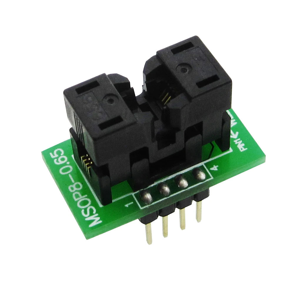 MSOP8 to DIP8 MCU Test IC socket Programmer adapter Socket | Электронные компоненты и принадлежности