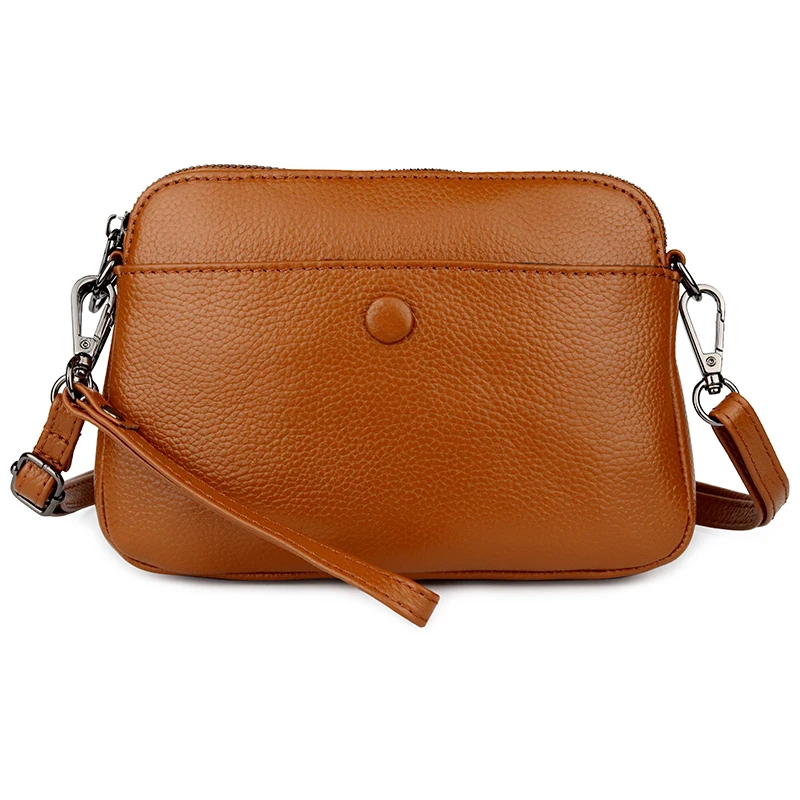COMFORSKIN Brand Lady Daily Clutches Cowhide Women's Messenger Bags Genuine Leather Cross-body Bags High Capacity Handbags 2020