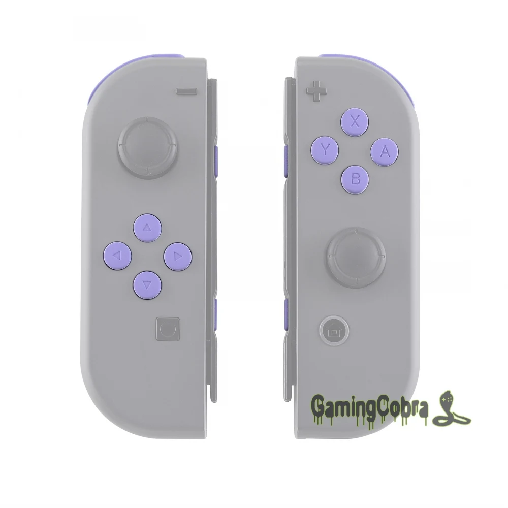Светильник-фиолетовый сменный ABXY Клавиши направления SR SL L R ZR ZL триггер полный набор кнопок w/инструменты для nintendo Switch Joy-Con