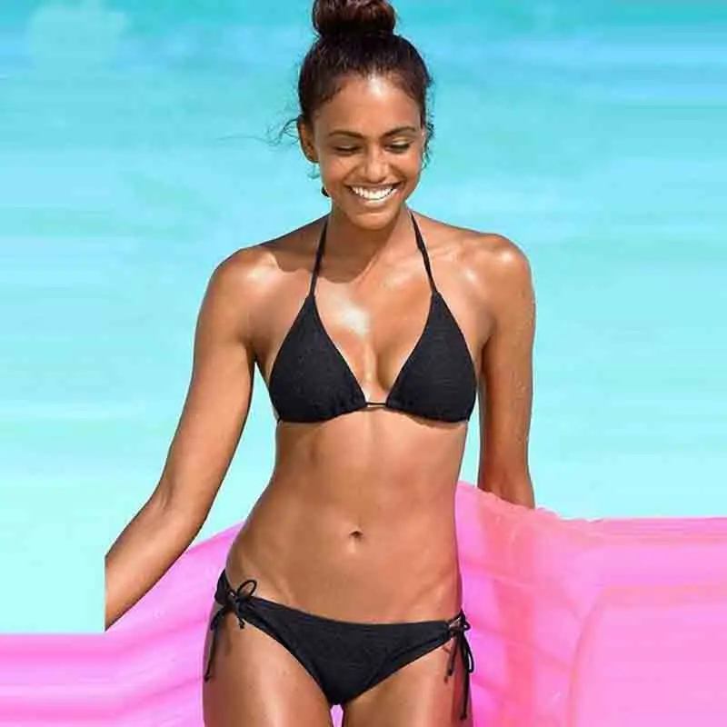 Сексуальный бикини 2019 пуш ап комплект из двух предметов марлевые купальные