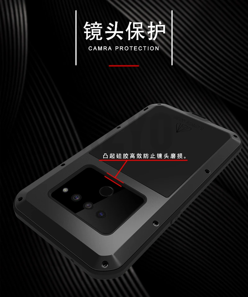360 Защитный чехол для всего тела для LG V50 ThinQ G8 G8s ThinQ противоударный металлический Броня наружные спортивные покрытия для LG V50 чехол G8S G8 s