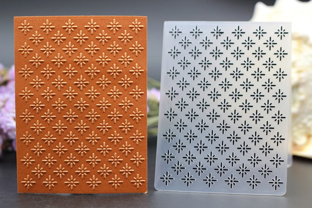 Пластиковая папка для тиснения алмазная геометрическая фигура точки сетка