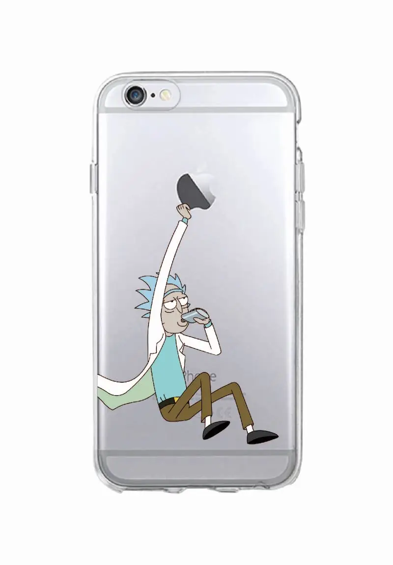 Rick And Morty Funny Cartoon Comic Meme Soft Clear Phone Case Cover Fundas Coque For iPhone 7 7Plus 6S 8 8PLUS X XS Max SAMSUNG |