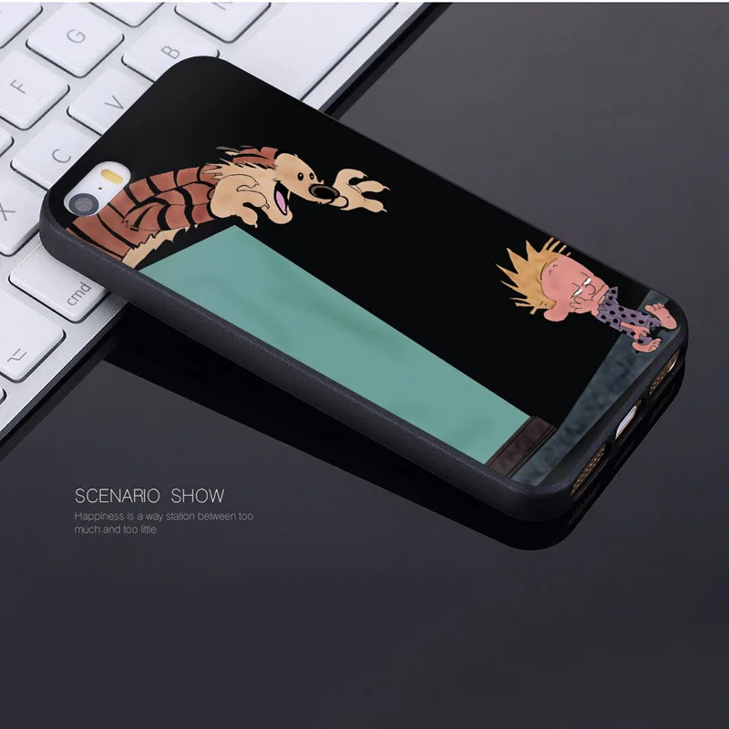 3 MaiYaCa полная Calvin и Гоббс корпус под плетенную сумку чехол для телефона для Apple iPhone 8, 7, 6, 6 S Plus, X XS XR xsmax 5 5S SE мобильных телефонов - Цвет: 3