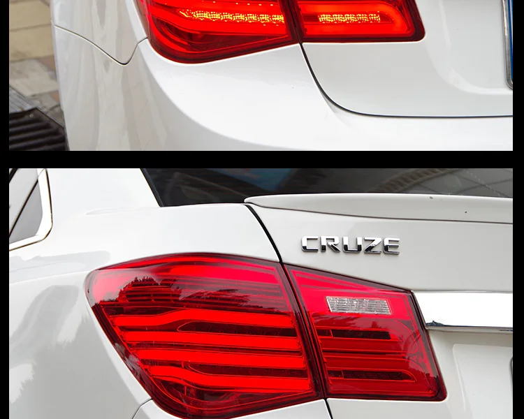 AKD автомобильный Стайлинг для Chevrolet Cruze задние фонари 2009- Cruze седан светодиодный задний фонарь DRL сигнал тормоза заднего хода авто аксессуары