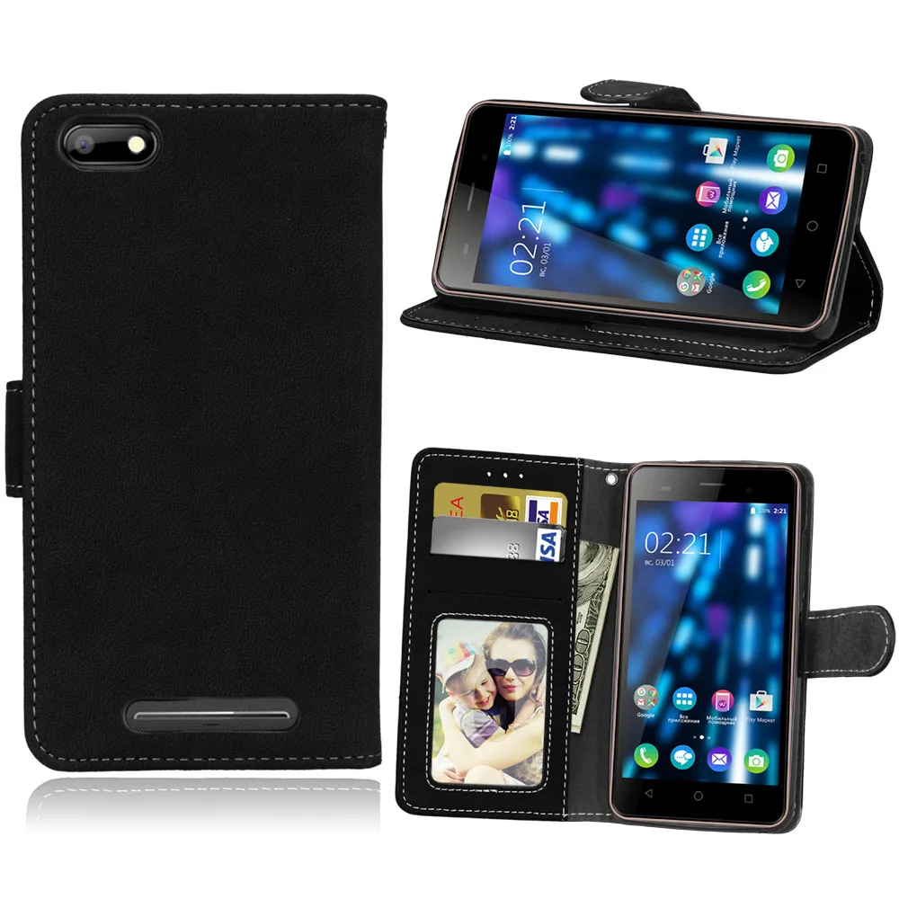 Для BQ S Mobile 5020 Strike BQS-5020 чехол матовый винтажный из искусственной кожи флип-чехол для телефона кошелек подставка держатель для BQ 5020 Strike чехол s