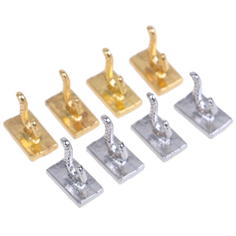 4 шт. 1:12 миниатюрная вешалка для одежды и пальто кукольного домика аксессуары