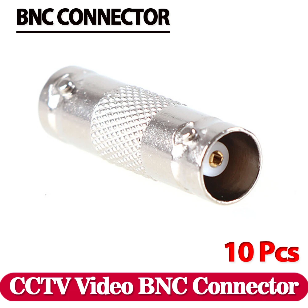 Встроенный Переходник BNC Female 10 шт. удлинитель разъема для камеры