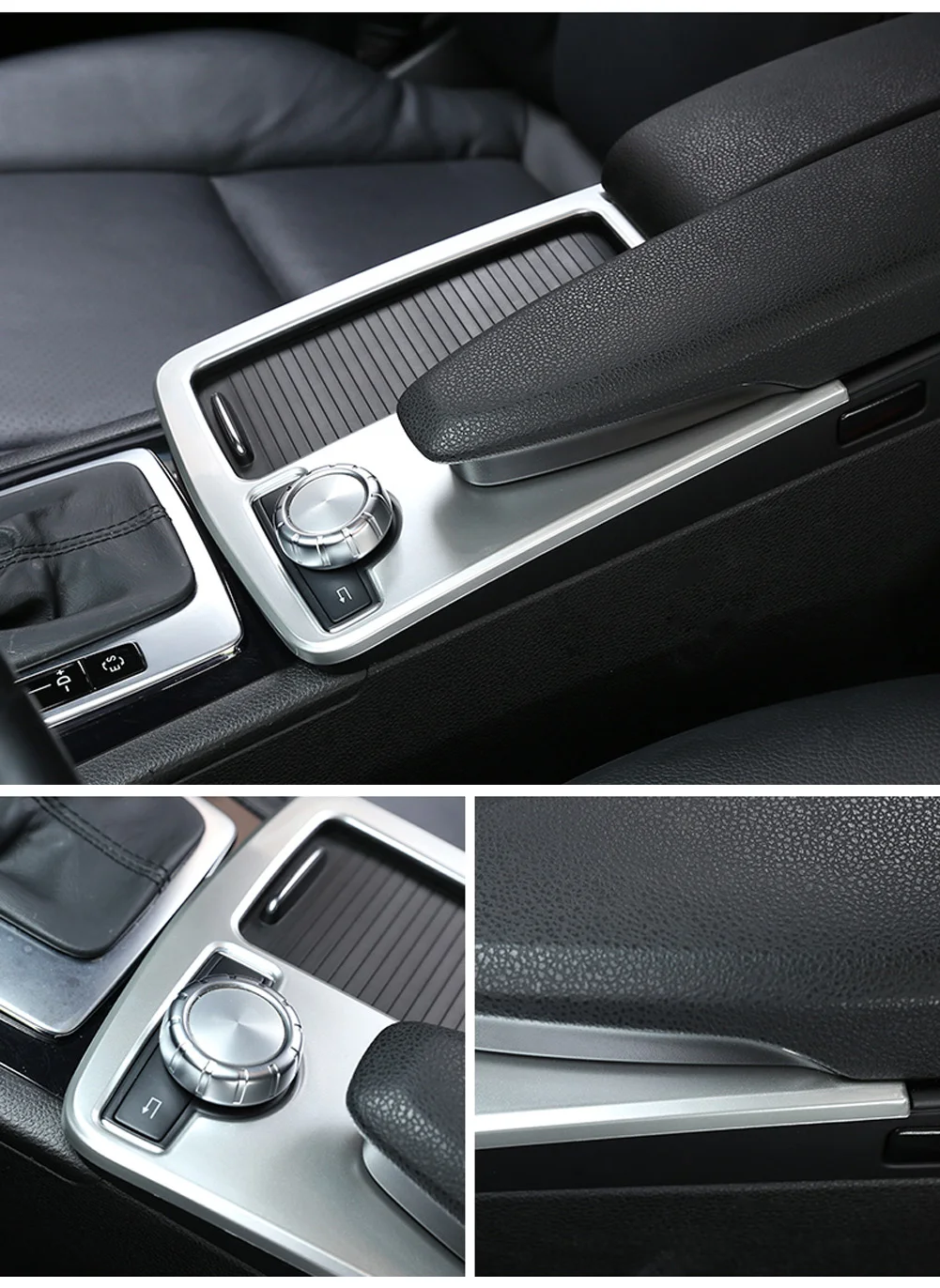Для Mercedes Benz C Class W204 C180 C200 C260 C300 2007-2013 Автомобильная центральная консоль крышка чашки воды Накладка для Benz E класс W212 10-11